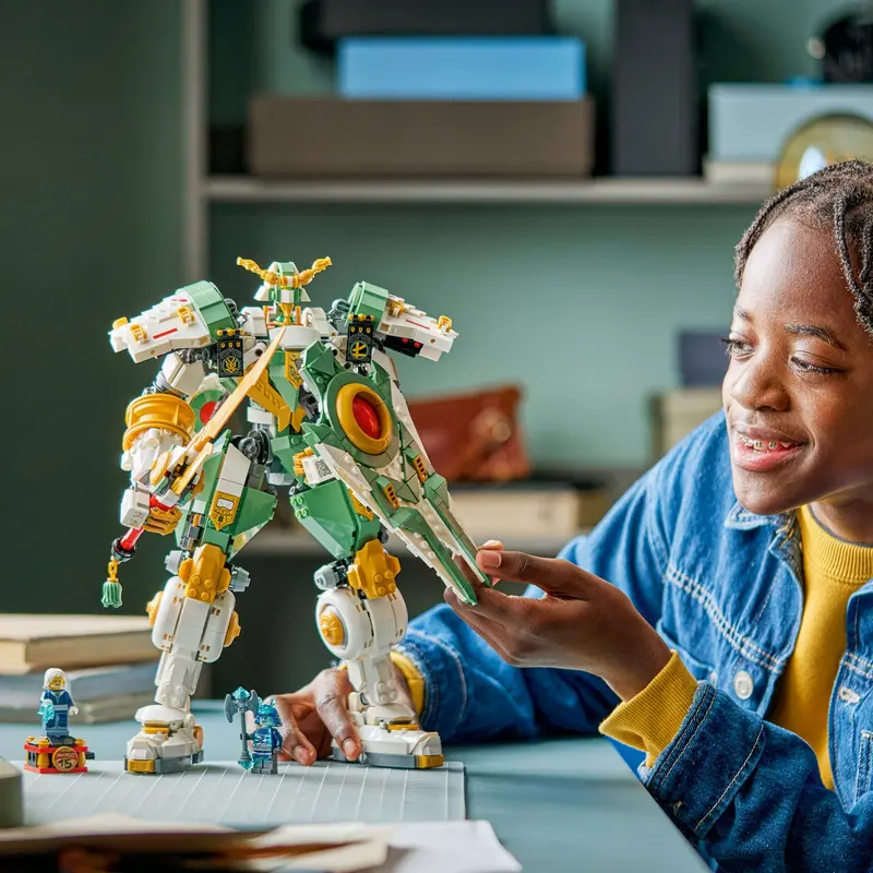 Lego Ninjago 15-Jarig Jubileum: Lloyds Reusachtige Mecha Bouwpakket Voor Kinderen – Ninja Speelgoed Met Minifiguur, Schild En Zwaard – Cadeau Voor Jongens Vanaf 14 Jaar En Volwassenen – 71860 2