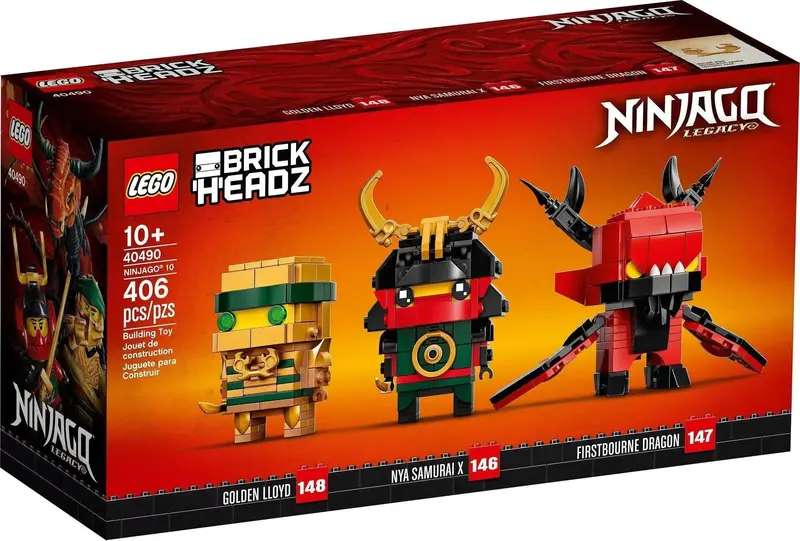Lego Ninjago Brickheadz Figures 40490 Brickheadz 2