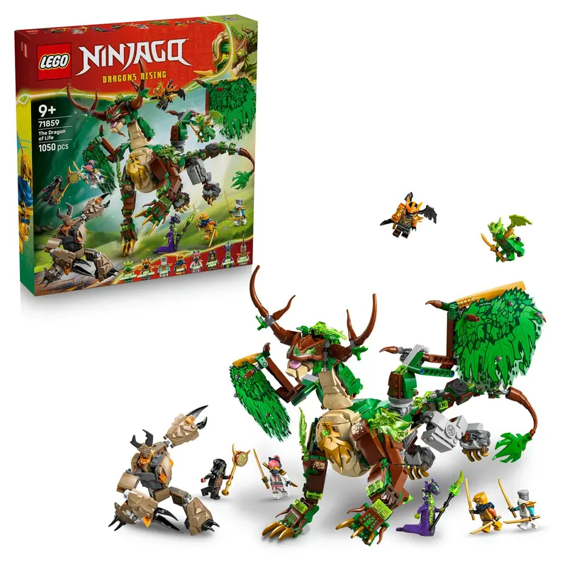 Lego® Ninjago® De Draak Van Het Leven - Speelgoeddraak - Bouwset Met 8 Minifiguren - 71859 1