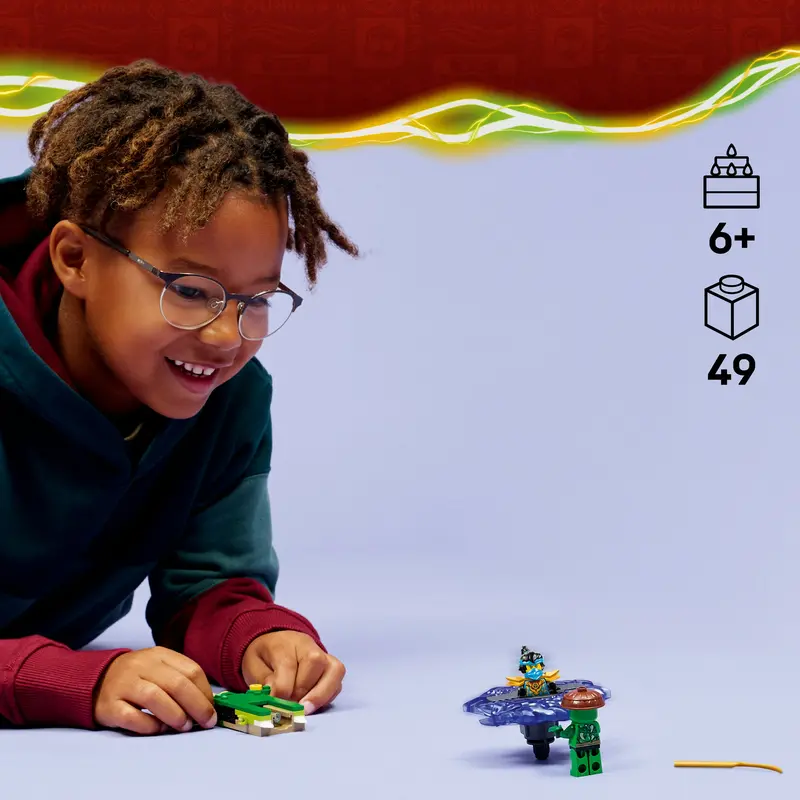 Lego® Ninjago® Nya Vs. Mutatiemonster In Spinner - Actiespeelgoed - Speelset Met 2 Minifiguren - 71849 2