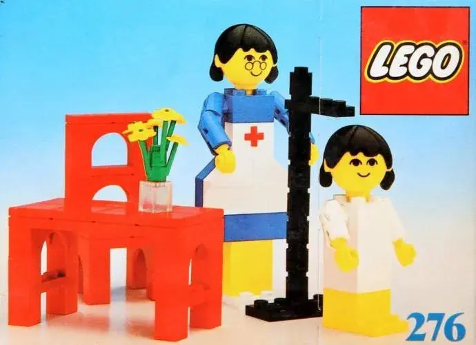 Lego Nurse And Child 276 Homemaker 1