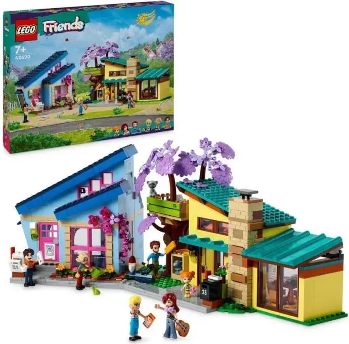 Lego Olly En Paisley's Huizen 42620 Friends 1