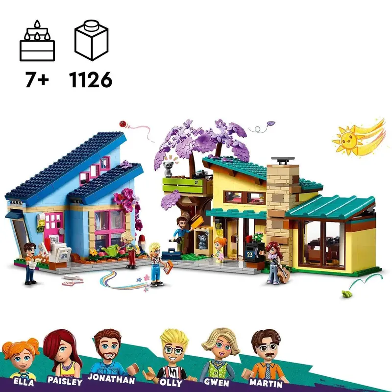 Lego Olly En Paisley's Huizen 42620 Friends 2