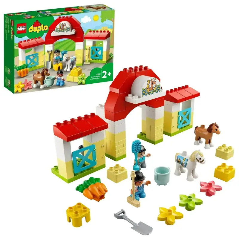 Lego Paardenstal En Pony Verzorgen 10951 Duplo 1