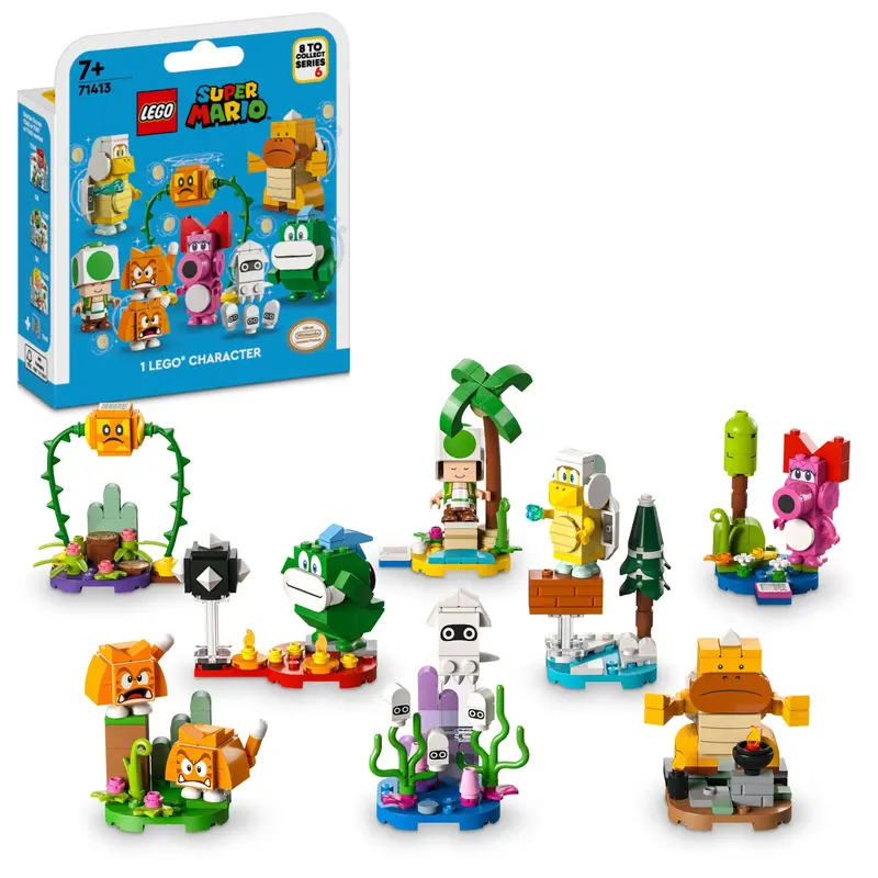 Lego Personagepakketten – Serie 6 /  71413 Supermario Complete Set. 1