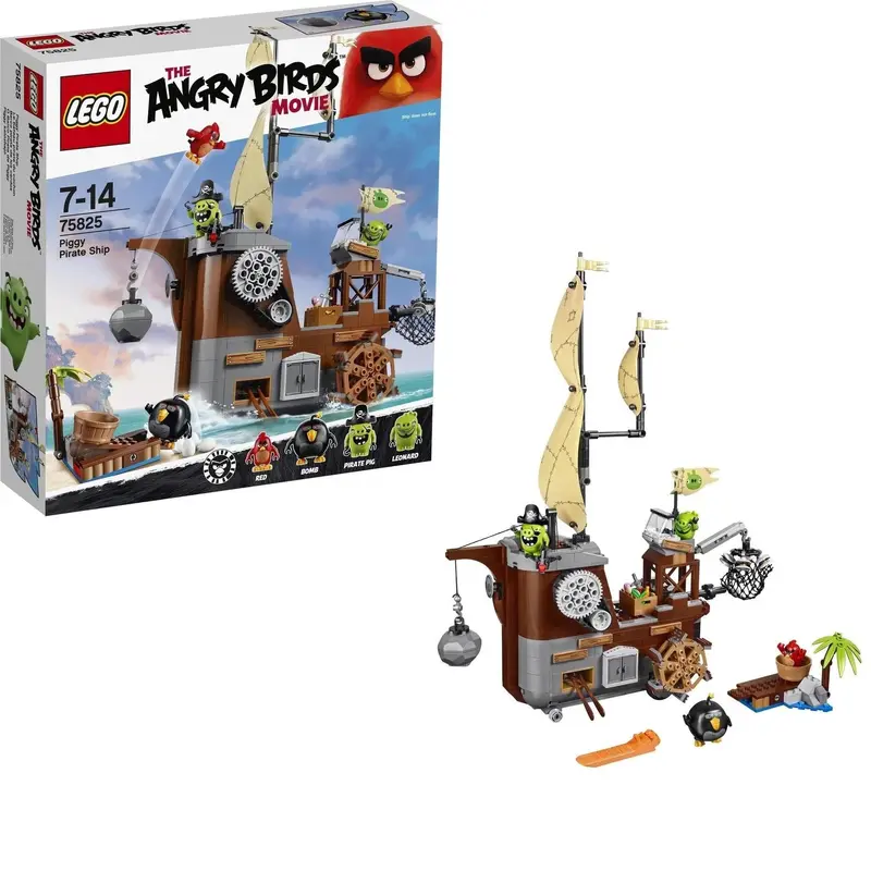 Lego Piggy Piratenschip 75825 Angry Birds 1