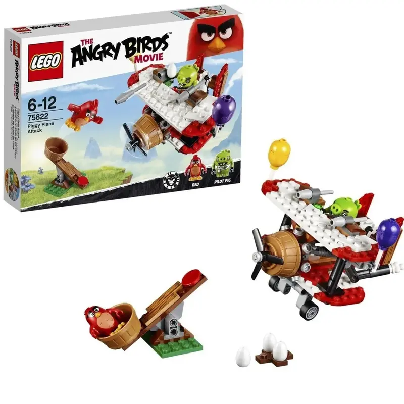Lego Piggy Vliegtuigaanval 75822 Angry Birds 1