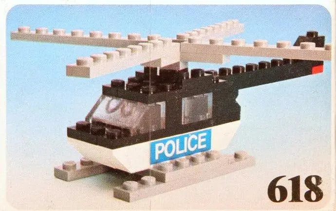 Lego Police Helicopter 618 Legoland 1