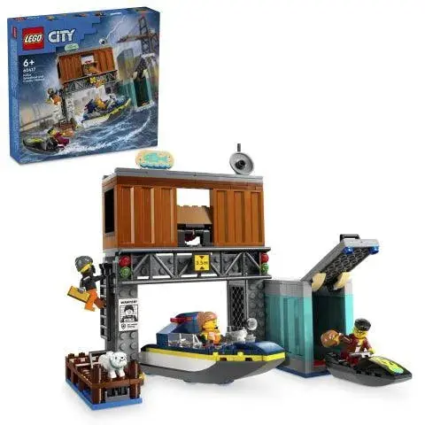Lego Police Speedboat And Crooks' Hideout 60417 City 1