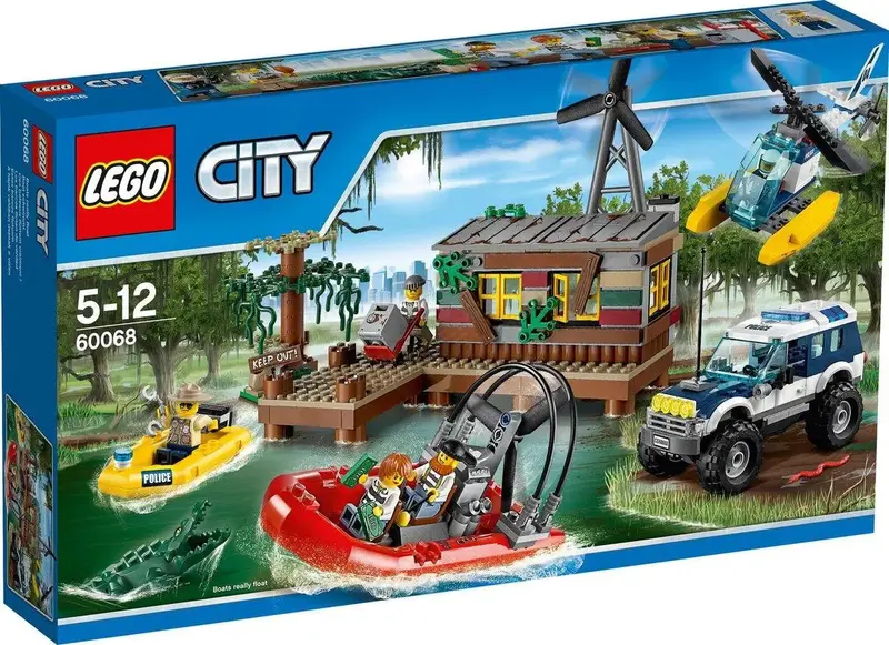 Lego Politie Boeven Schuilplaats Met Helikopter 60068 City 2