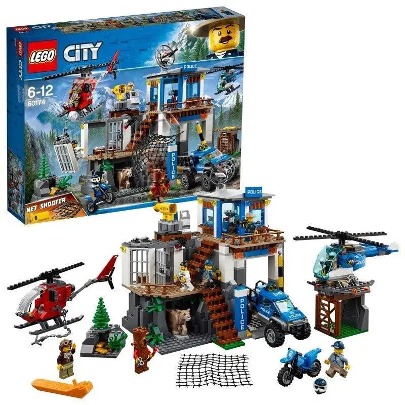 Lego Politie Bureau Op De Berg. Met Helikopters 60174 City 1