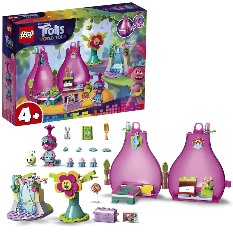 Lego Poppy's Supervrolijke Troll Huisje 41251 Trolls 1