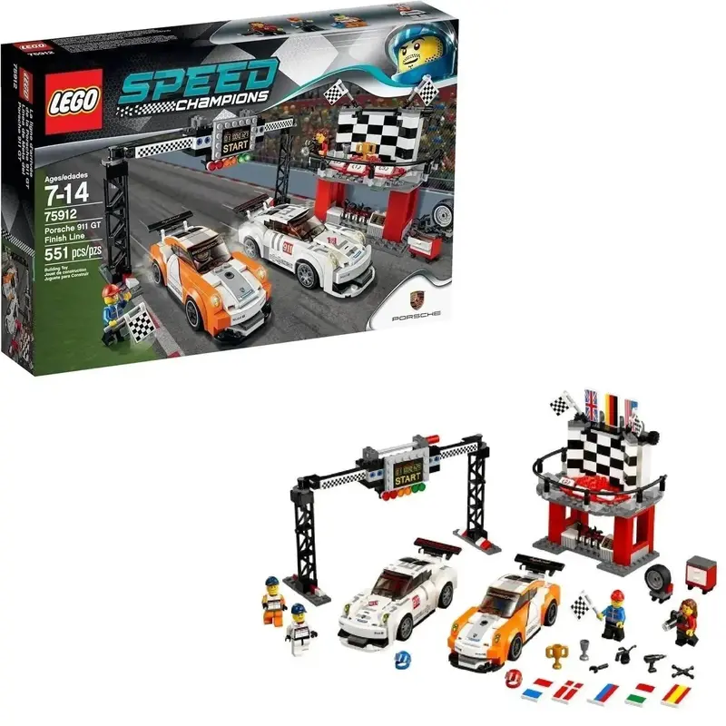 Lego Porsche 911 Gt Finish Line 75912 Speedchampions 1
