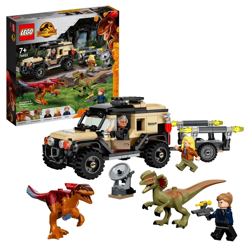 Lego Pyroraptor & Dilophosaurus Transport 76951 Jurassic World 1