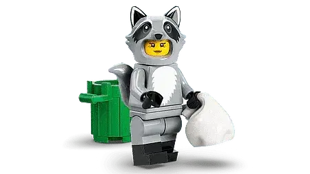 Lego Raccoon Costume Fan (1 Stuk) Minifguren Serie 22 71032-10 1