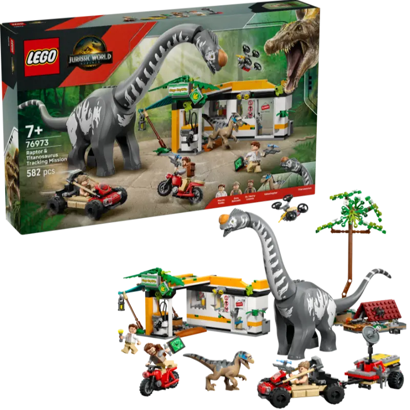 Lego Raptor En Titanosaurus Opsporingsmissie 76973 Jurassic World 1