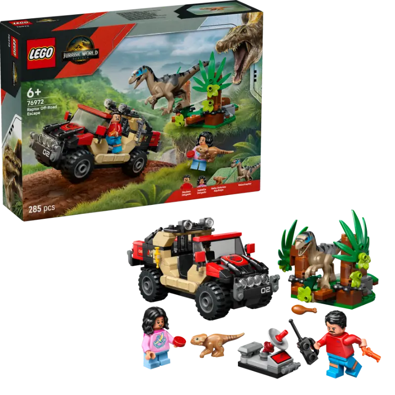 Lego Raptor Off-Road Ontsnapping 76972 Jurassic World 1
