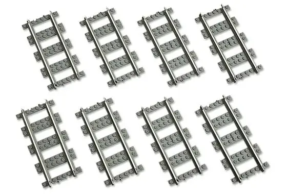 Lego Rechte Rails Voor De Treinbaan 4515 City 1
