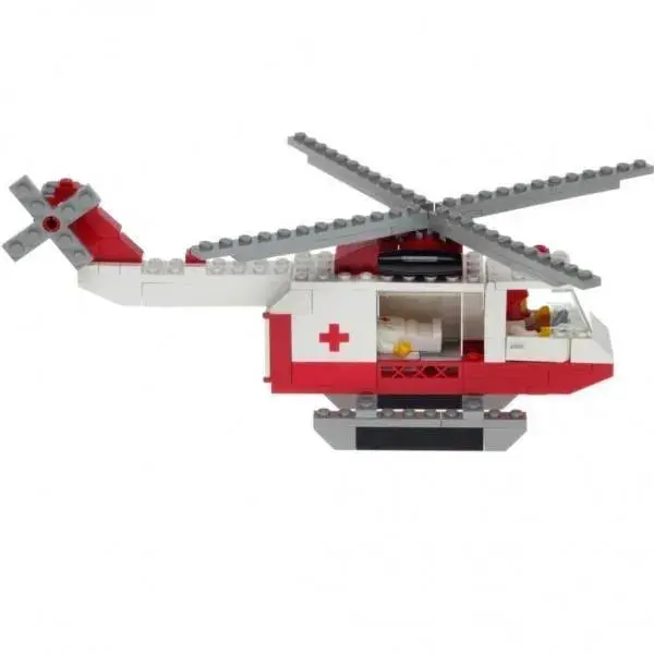 Lego Red Cross Helicopter 6691 Town 1