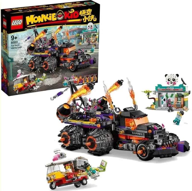 Lego Red Son’S Heltruck 80011 Monkie Kid 1