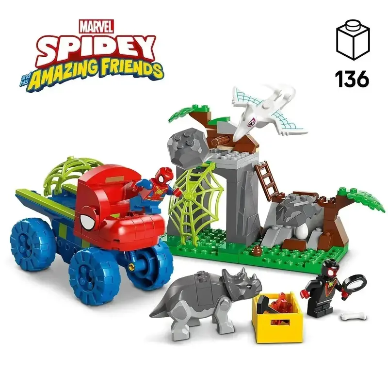 Lego Reddingsmissie In De Dino Truck 11199 Spiderman 2