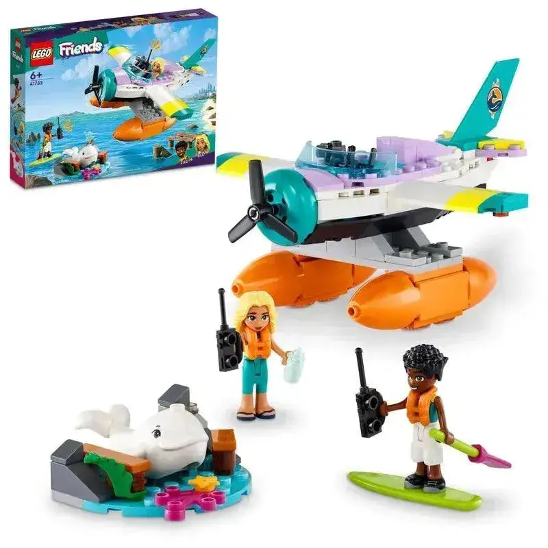 Lego Reddingsvliegtuig Op Zee 41752 Friends 1