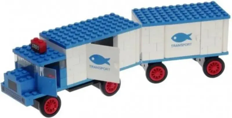 Lego Refrigerator Truck And Trailer 375 Legoland 1