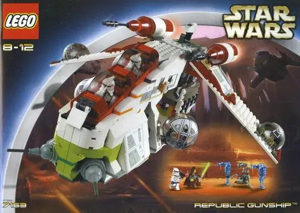 Lego Republic Gunship 7163 Star Wars - Episode Ii 2
