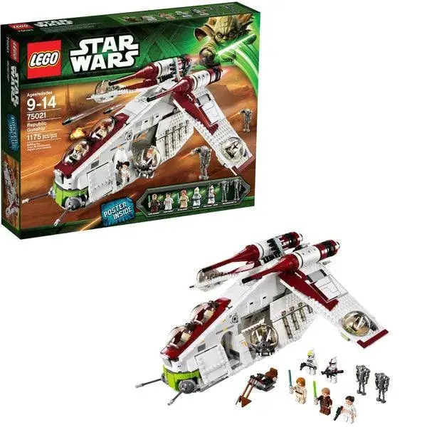 Lego Republic Gunship 75021 Star Wars - Episode Ii 1