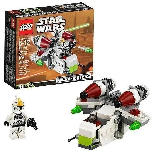 Lego Republic Gunship Microfighter 75076 Star Wars - Microfighters 1