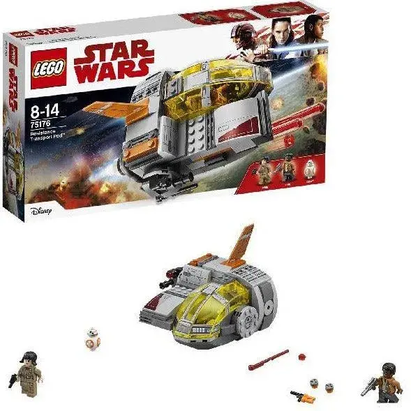 Lego Resistance Transport Pod Van Finn En Rose 75176 Starwars 1