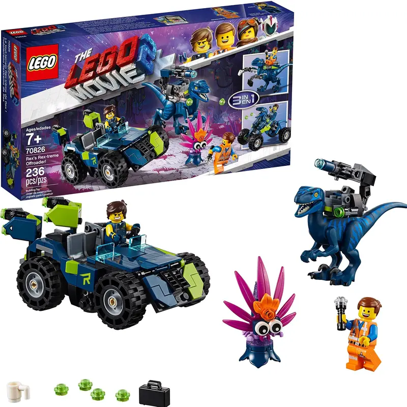 Lego Rex'S Rex-Treme Offroader 70826 Movie 1