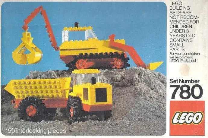 Lego Road Construction Set 780 Legoland 1