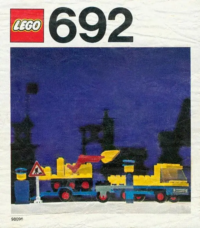 Lego Road Repair Crew 692 Legoland 1