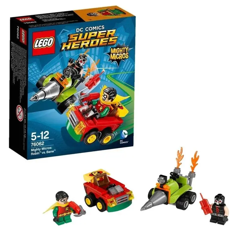 Lego Robin Versus Bane In Zijn Boor Voertuig 76062 Batman 1