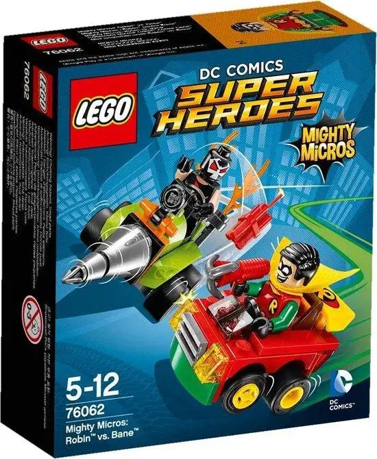 Lego Robin Versus Bane In Zijn Boor Voertuig 76062 Batman 2