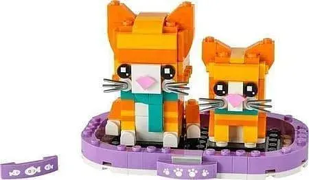 Lego Rode Gestreepte Kat 40480 Brickheadz 1