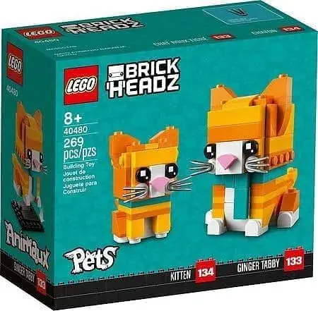 Lego Rode Gestreepte Kat 40480 Brickheadz 2