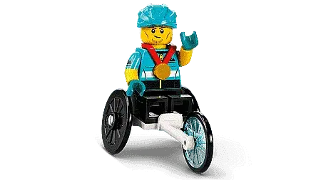 Lego Rolstoel Racer (1 Stuk) Minifguren Serie 22 71032-12 1