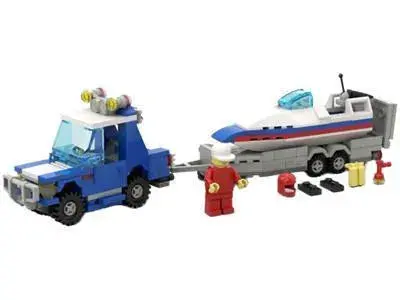 Lego Rv With Speedboat 6698 Town 1