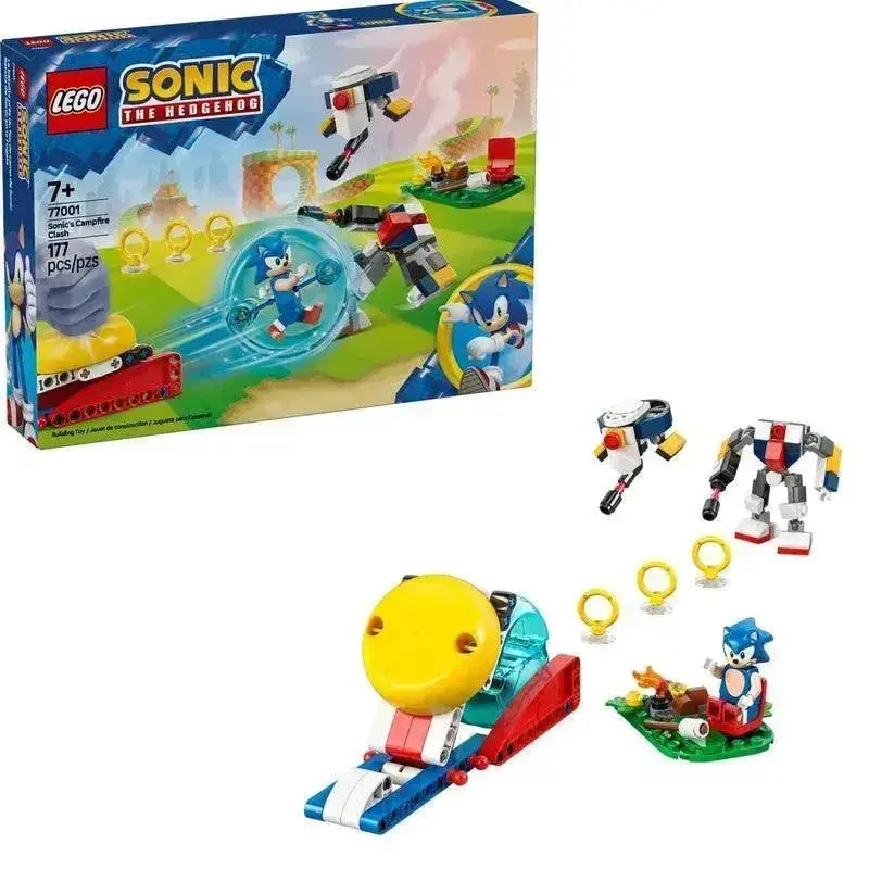Lego Sonics Krachtmeting Bij Het Kampvuur 77001 Sonic 1