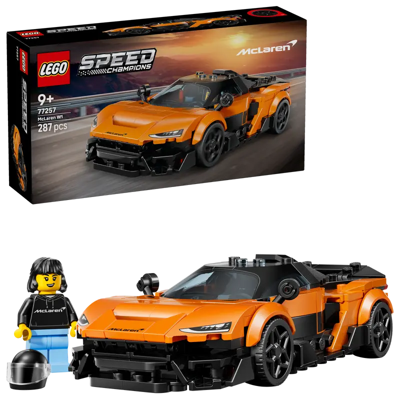 Lego® Speed Champions Mclaren W1 – De Echte Supercar Met 1 Minifiguur - Raceauto - 77257 1