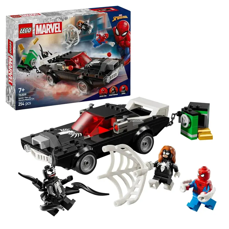 Lego Spider Man Mecha Vs Venoms Klassieke Auto 76309 Superheroes 1