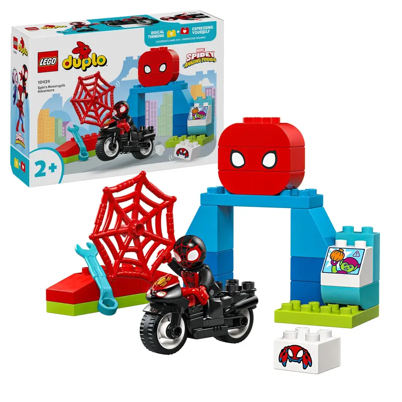 Lego Spidy's Motorfiets Avontuur 10424 Superheroes 1