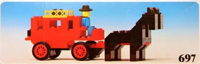 Lego Stage Coach 697 Legoland 1