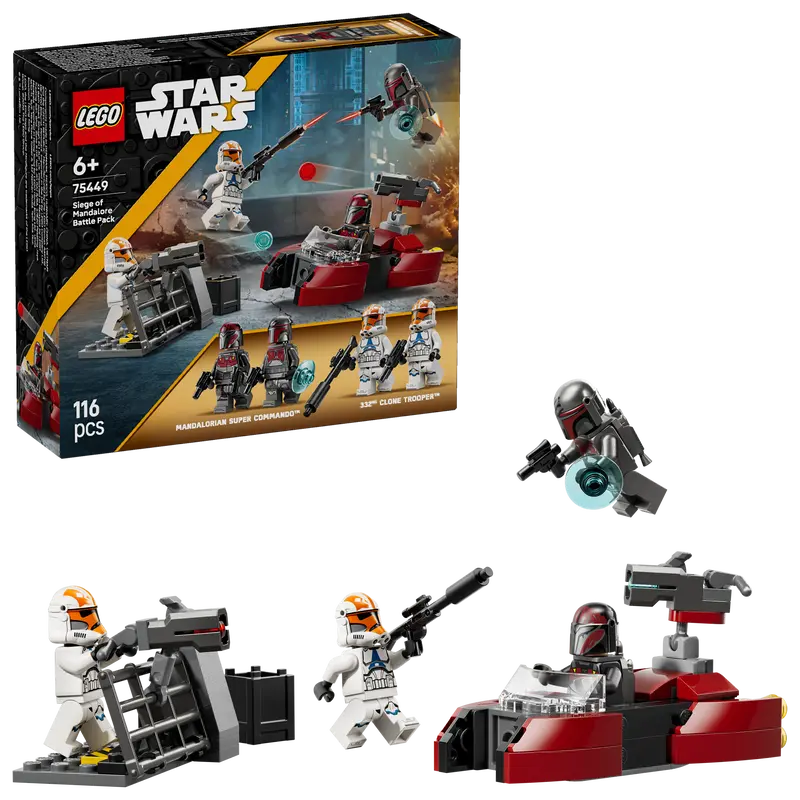 Lego Star Wars Beleg Van Mandalore Battle Pack Set 75449 1