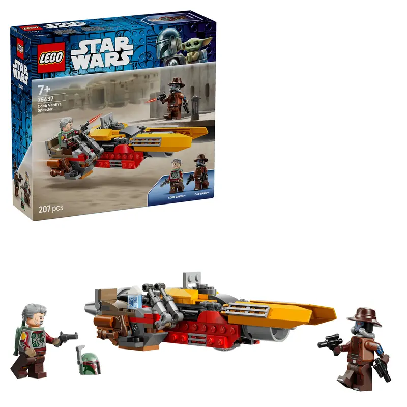 Lego Star Wars Cobb Vanths Speeder Voertuig Decoratie En Bouwpakket Voor Kinderen 75437 1