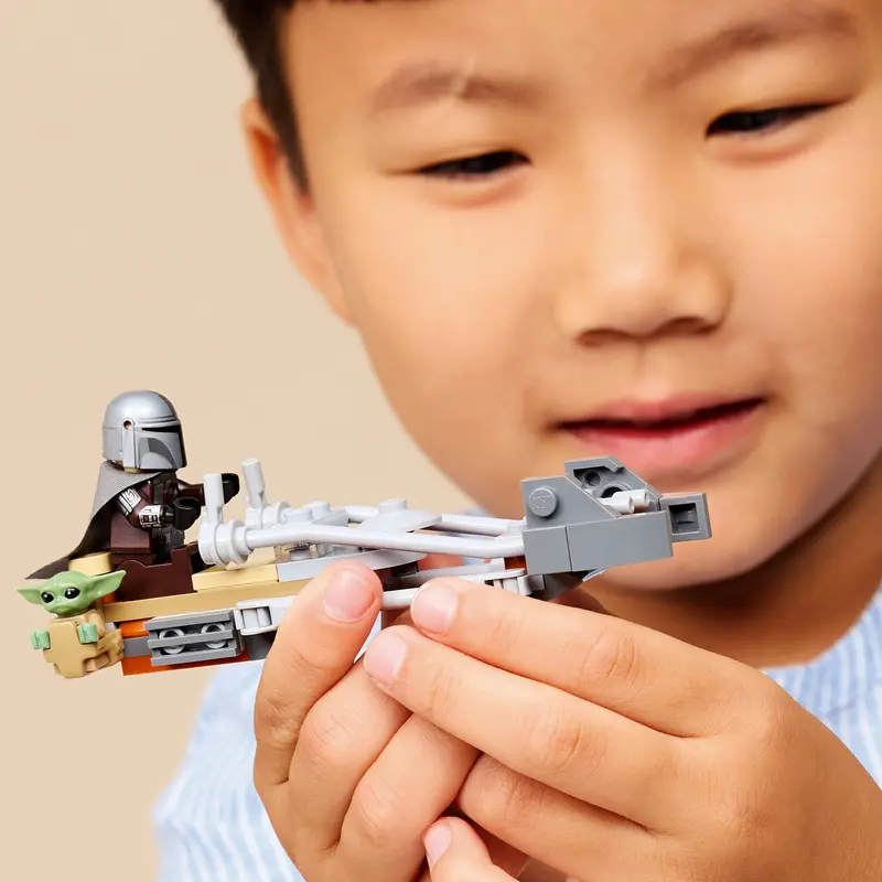 Lego Star Wars De Mandalorian En Grogu's Speederbike Bouwpakket Voor Kinderen 75436 2