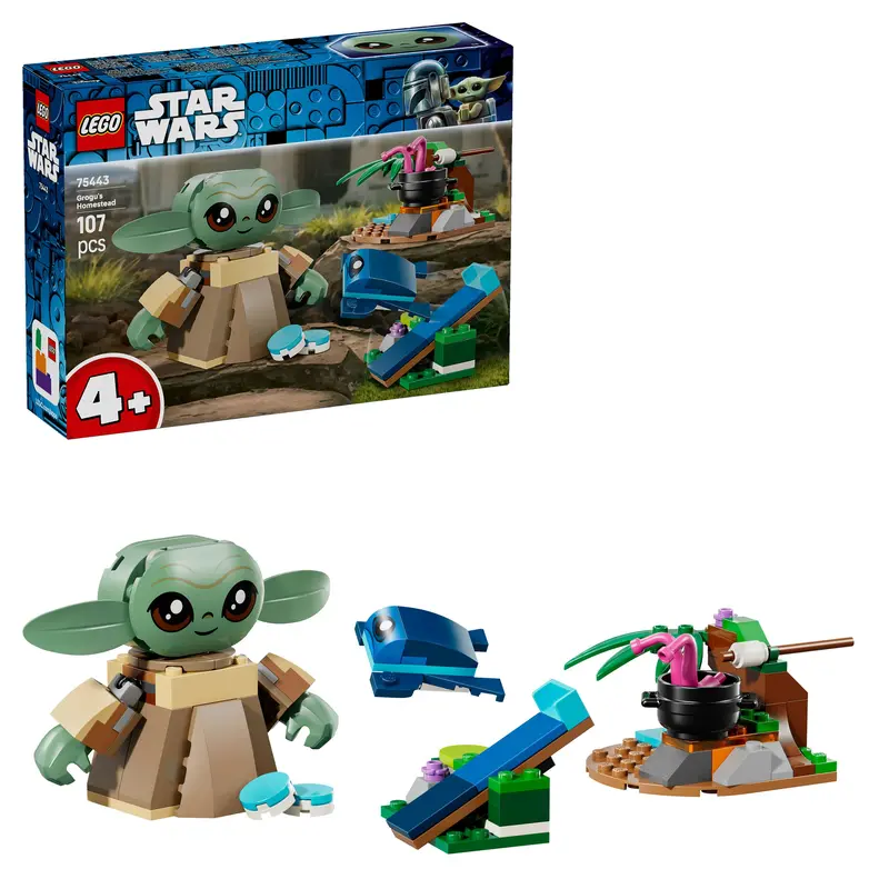 Lego Star Wars Grogu's Thuis Bouwpakket Voor Kinderen Met Personages 75443 1
