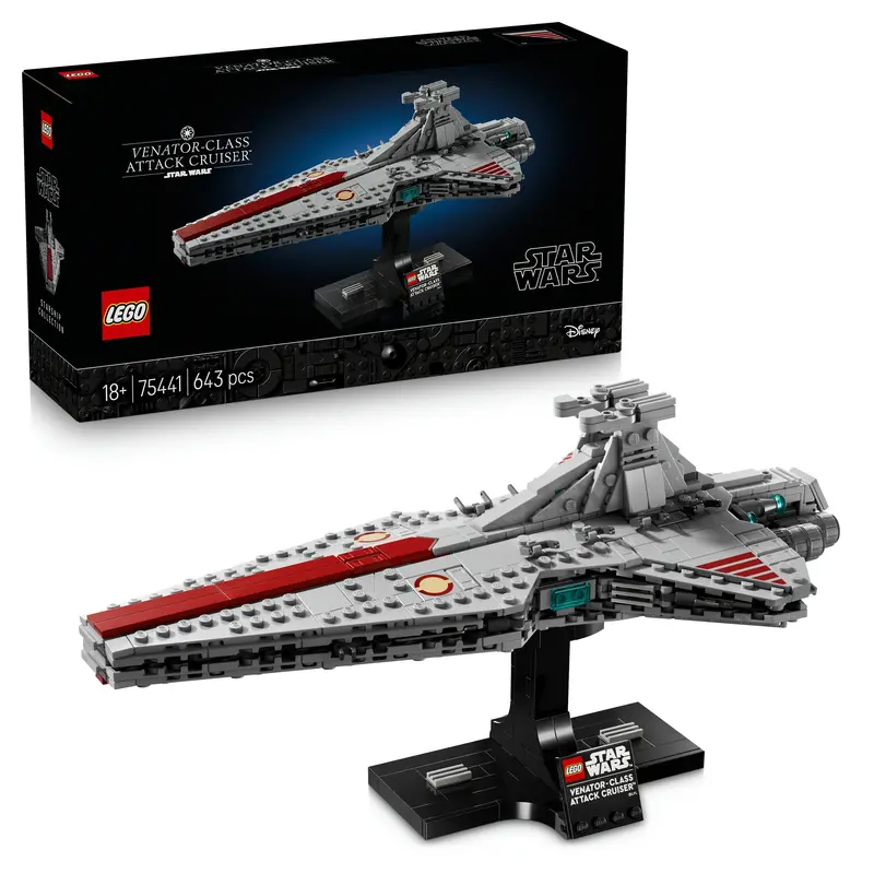 Lego Star Wars Venator-Class Attack Cruiser Bouwpakket Voor Volwassenen En Decoratie 75441 1